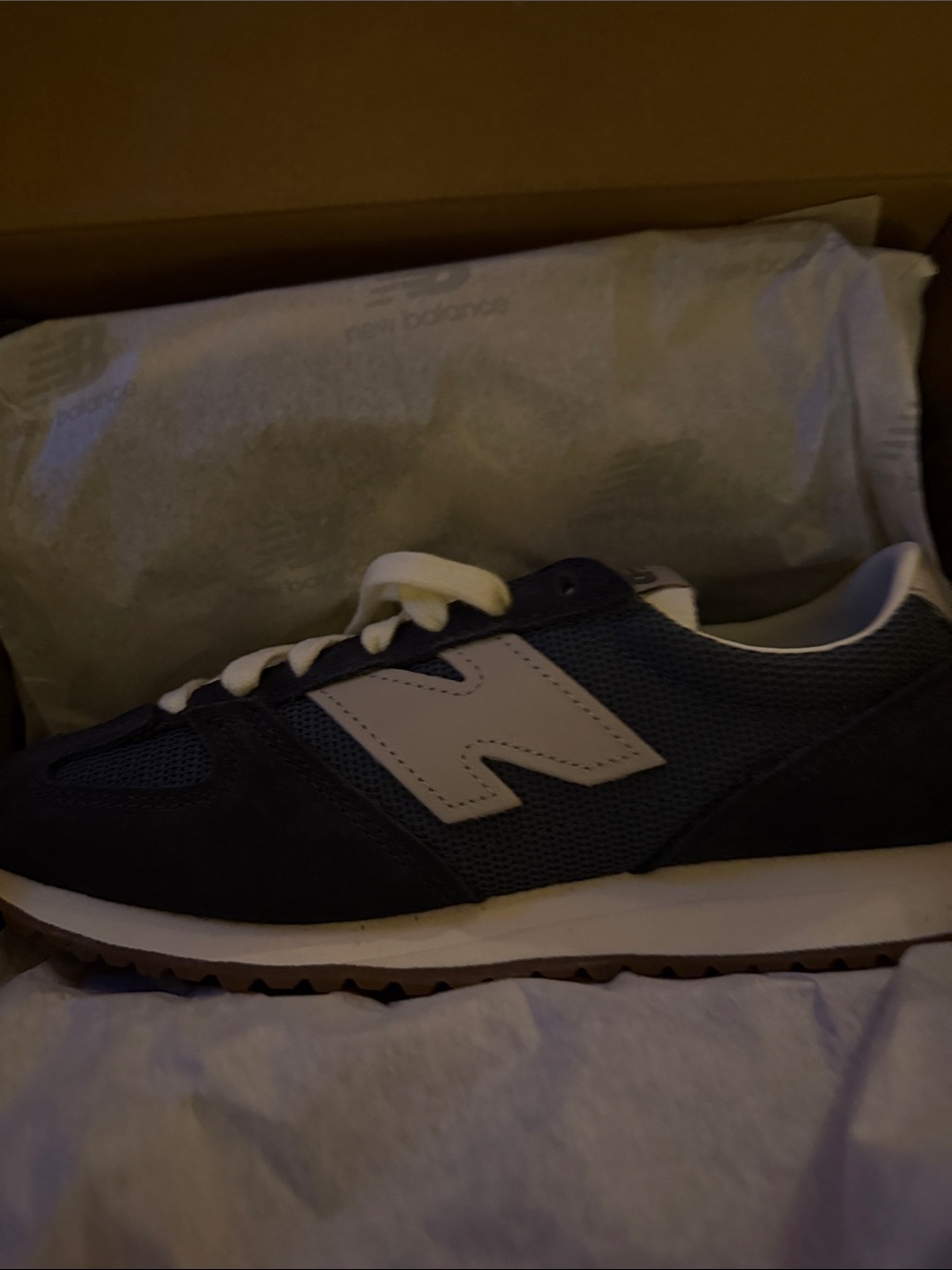 New Balance- Sneaker - Navy grayish and White